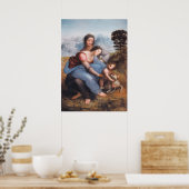 レオナルド・ダ・ヴィンチ – ヴァージンと子 ポスター (キッチン)