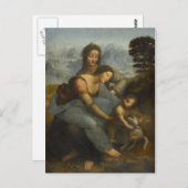 レオナルド・ダ・ヴィンチ – ヴァージンと聖人との子供 ポストカード (正面/裏面)