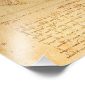 レオナルド・ダ・ヴィンチ、ヴィトルヴィアン・マン、黄金比 フォトプリント            (角)