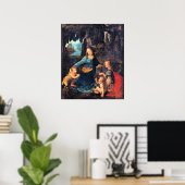 レオナルド・ダ・ヴィンチ – 岩のヴァージン、 ポスター (ホームオフィス)