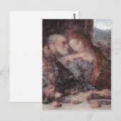レオナルド・ダ・ヴィンチ 『最後の晩餐』、詳細 1495-1497 ポストカード (正面/裏面)