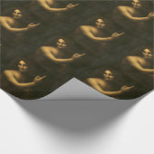 レオナルド・ダ・ヴィンチ – 洗礼者の聖ヨハネ絵画ス ラッピングペーパー (角)