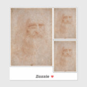 レオナルド・ダ・ヴィンチ、自画像と推定 シール (シート)