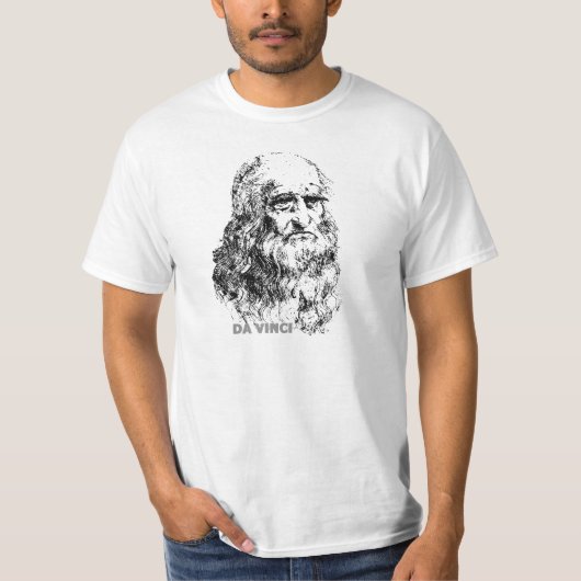 レオナルド・ダ・ヴィンチ、Autoportrait 2 Tシャツ (正面)
