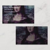 レオナルド・ダ・ヴィンチ(Bes著モナ・リザ(La Giaconda) 名刺 (正面/裏面)