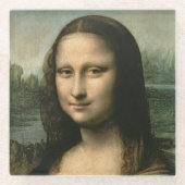 レオナルド・ダ・ヴィンチ | Mona Lisa, c.1503-6 ガラスコースター (正面)
