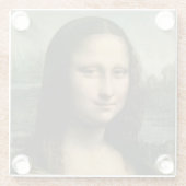 レオナルド・ダ・ヴィンチ | Mona Lisa, c.1503-6 ガラスコースター (裏面)