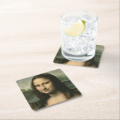 レオナルド・ダ・ヴィンチ | Mona Lisa, c.1503-6 スクエアペーパーコースター (インサイチュ)