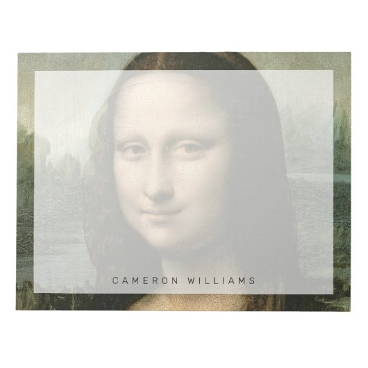レオナルド・ダ・ヴィンチ | Mona Lisa, c.1503-6 ノートパッド (正面)