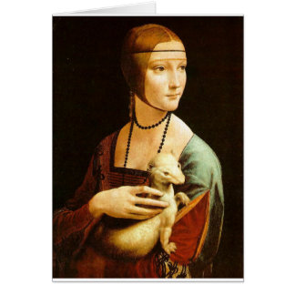 レオナルド・ダ・ヴィンチc. 1490年著Ermineを持つ女性