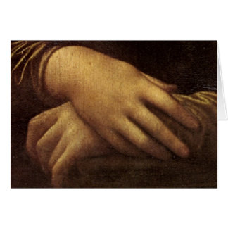 レオナルド・ダ・ヴィンチc. 1505-1513年著モナ・リザの手