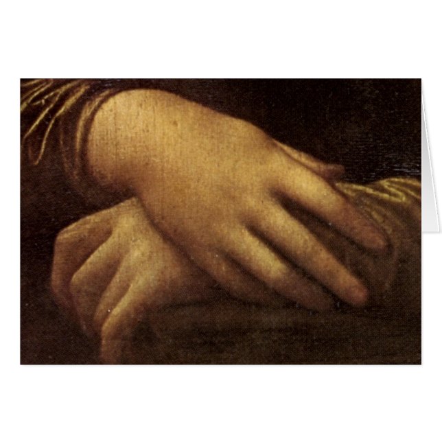 レオナルド・ダ・ヴィンチc. 1505-1513年著モナ・リザの手 (正面横)