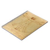 レオナルド・ダ・ヴィンチVitruvianの人の解剖学 ノートブック (左側)