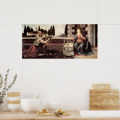 レオナルド・ディ・サー・ピエロ・ダ・ヴィンチによる受胎告知 ポスター (キッチン)