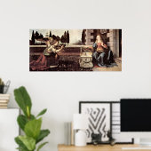 レオナルド・ディ・サー・ピエロ・ダ・ヴィンチによる受胎告知 ポスター (ホームオフィス)