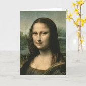 レオナルド・ヴィンチ | Mona Lisa, c.1503-6 カード (黄色い花)