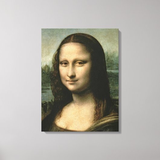 レオナルド・ヴィンチ | Mona Lisa, c.1503-6 キャンバスプリント (正面)