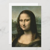 レオナルド・ヴィンチ | Mona Lisa, c.1503-6 サンキューカード (正面/裏面)