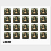 レオナルド・ヴィンチ | Mona Lisa, c.1503-6 スクエアシール (シート)