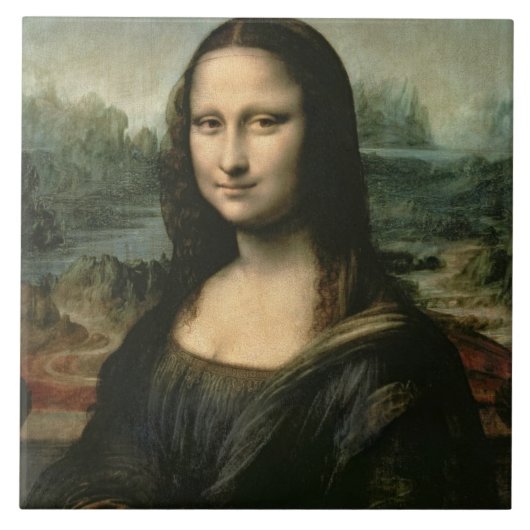 レオナルド・ヴィンチ | Mona Lisa, c.1503-6 タイル (正面)