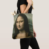 レオナルド・ヴィンチ | Mona Lisa, c.1503-6 トートバッグ (クローズアップ)