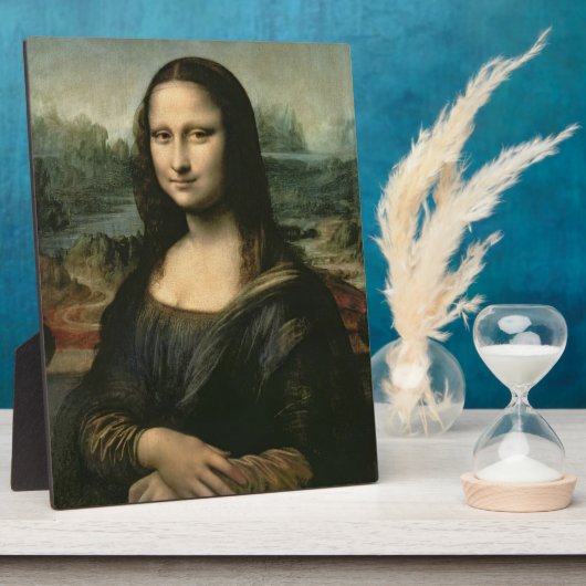 レオナルド・ヴィンチ | Mona Lisa, c.1503-6 フォトプラーク (側面)