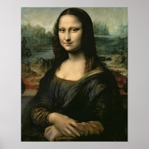 レオナルド・ヴィンチ Mona Lisa, c.1503-6 ポスター