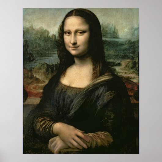 レオナルド・ヴィンチ | Mona Lisa, c.1503-6 ポスター (正面)