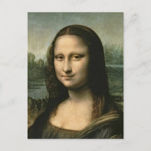 レオナルド・ヴィンチ Mona Lisa, c.1503-6 ポストカード