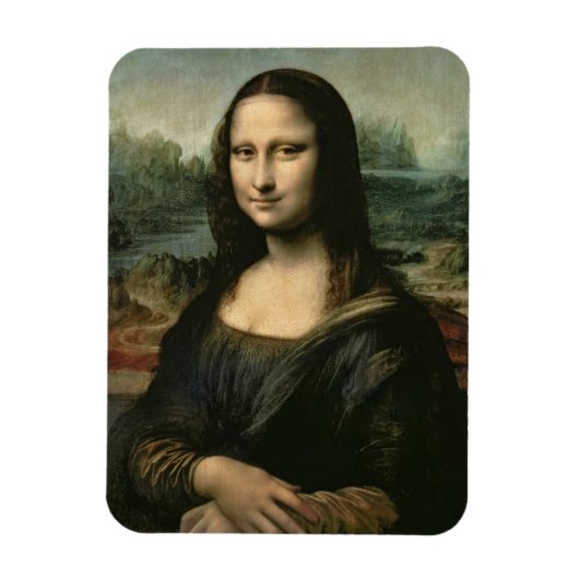 レオナルド・ヴィンチ | Mona Lisa, c.1503-6 マグネット (縦)