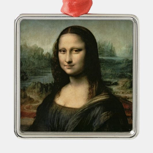 レオナルド・ヴィンチ | Mona Lisa, c.1503-6 メタルオーナメント (正面)