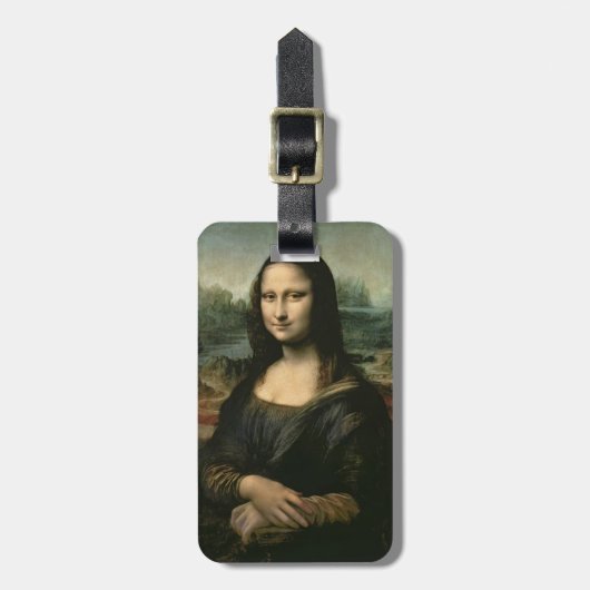 レオナルド・ヴィンチ | Mona Lisa, c.1503-6 ラゲッジタグ (正面縦)