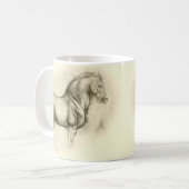レオナルドda Vinci馬 コーヒーマグカップ (正面左)