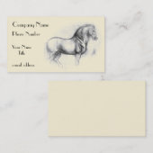 レオナルドda Vinci馬 名刺 (正面/裏面)