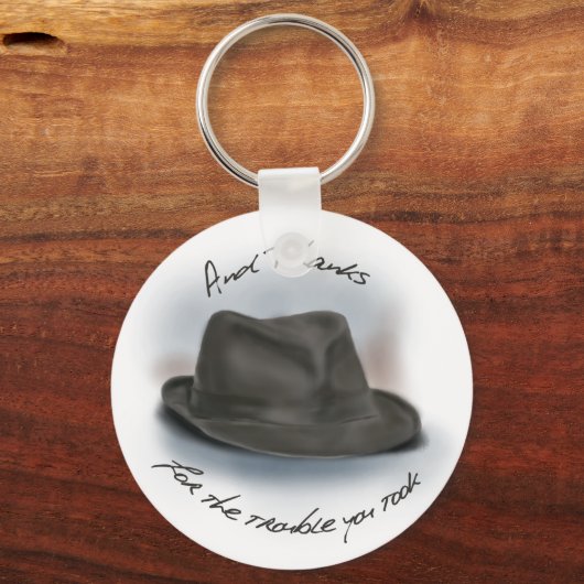 レオナード1の帽子 キーホルダー (正面)