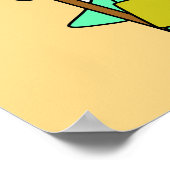 レオニダスの服を着たティラノサウルスレックス。 ポスター (角)