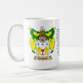 レオネの名前、起源、意味および頂上 コーヒーマグカップ (左)