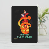 レオネットカプピエロビターオレンジリキュールポスター 招待状 (スタンド正面)