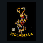 レオネット・カッピアッロ 1920年代 フランス ポスター イゾラベラ<br><div class="desc">アール・デコは、急速な工業化が文化を変革していた戦間期に出現した。その大きな特徴のひとつはテクノロジーへの親和性である。  このスタイルは、豊かな色彩、大胆な幾何学的形状、豪華な装飾によって特徴付けられることが多い。  レオネット・カッペッロ（Leonetto Cappiello、1875年4月イタリア、リボルノ - 1942年2月フランス、カンヌ）は、パリに住んでいたイタリア人およびフランス人のポスターアートデザイナー。 彼は、ポスターデザインの革新により「現代広告の父」と呼ばれることが多い。彼は、黒い背景から飛び出してくる大胆な人物表現を初めて使用したポスターアーティストであった。これはポスターの初期の規範とは対照的な驚くべきものである。  このヴィンテージのポスターは、イゾラベラ  リキュールの広告で、リキュール瓶の雨の中でマスクをかぶった道化師の姿を描いている。</div>