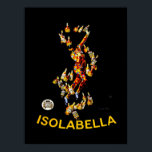 レオネット・カッピアッロ 1920年代 フランス ポスター イゾラベラ<br><div class="desc">アール・デコは、急速な工業化が文化を変革していた戦間期に出現した。その大きな特徴のひとつはテクノロジーへの親和性である。 このスタイルは、豊かな色彩、大胆な幾何学的形状、豪華な装飾によって特徴付けられることが多い。 レオネット・カッペッロ(Leonetto Cappiello、1875年4月イタリア、リボルノ - 1942年2月フランス、カンヌ)は、パリに住んでいたイタリア人およびフランス人のポスターアートデザイナー。 彼は、ポスターデザインの革新により「現代広告の父」と呼ばれることが多い。彼は、黒い背景から飛び出してくる大胆な人物表現を初めて使用したポスターアーティストであった。これはポスターの初期の規範とは対照的な驚くべきものである。 このヴィンテージのポスターは、イゾラベラ リキュールの広告で、リキュール瓶の雨の中でマスクをかぶった道化師の姿を描いている。</div>