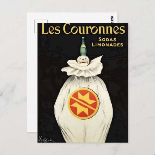 レオネト・カプピエロのクラウンズ・ソーダのポスター ポストカード (正面/裏面)
