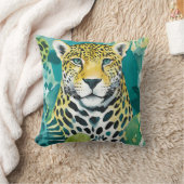 レオパドジャガー大きな猫 クッション (ブランケット)