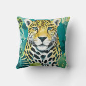 レオパドジャガー大きな猫 クッション (裏面)