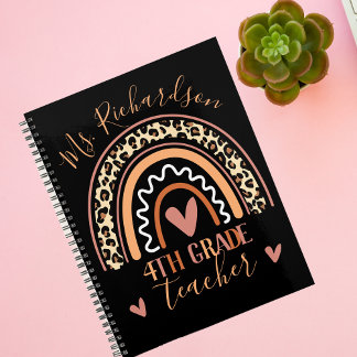 レオパドボヘミアンレインボーアッドグレード先生名Pl プランナー手帳