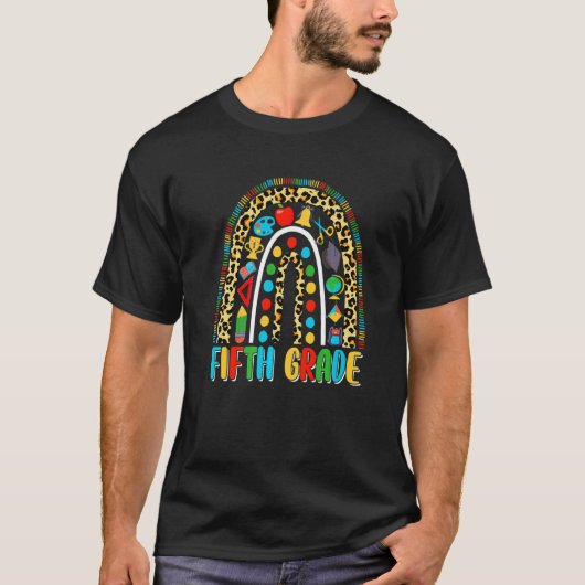 レオパレインボーフィフスグレード先生新学期 Tシャツ (正面)