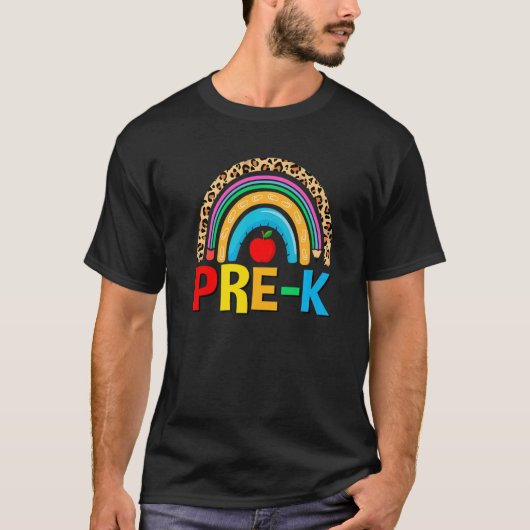 レオパレインボープレK新学期初日 Tシャツ (正面)