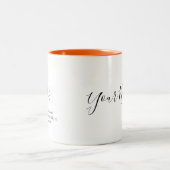 レオパーソナライズされた〔占星術の〕十二宮図の署名の名前と特徴 ツートーンマグカップ (中央)