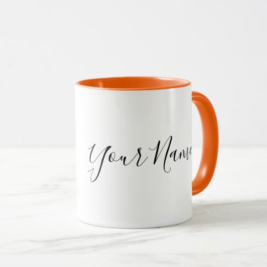 レオパーソナライズされた〔占星術の〕十二宮図の署名の名前と特徴 マグカップ (正面右)