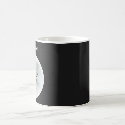 レオパーソナライズされた〔占星術の〕十二宮図名前をカスタムする コーヒーマグカップ (中央)