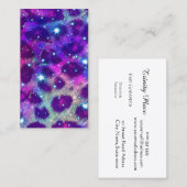 レオパードと宇宙のデザイン 名刺 (正面/裏面)